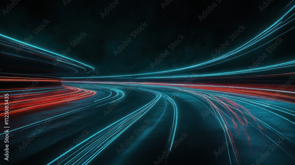 Abstract Neon Highway: Speed, Technology, and Futuristic Dreamscapes Abstract Neon Highway: Speed, Technology, and Futuristic Dreamscapes