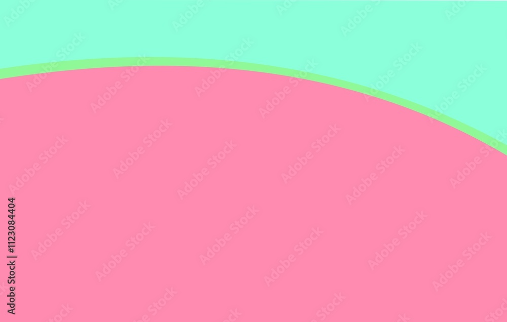 Fototapeta premium pink and green background with circles