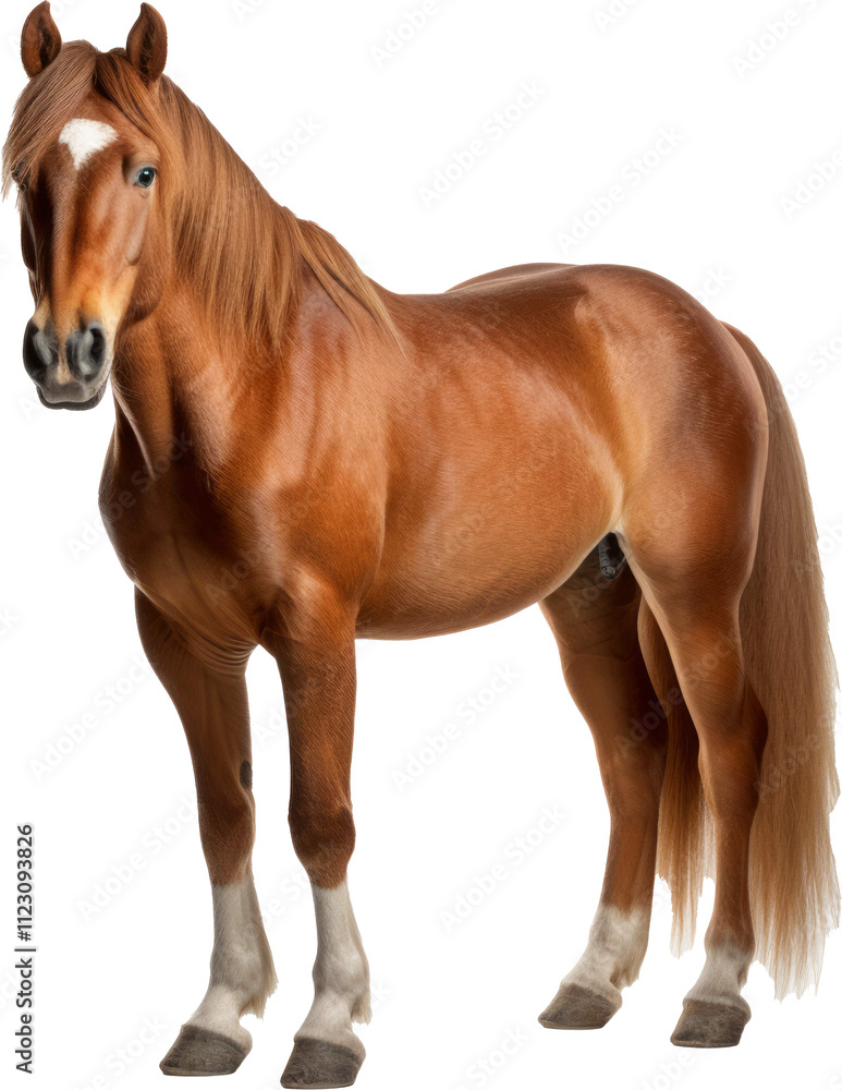 Obraz premium Horse transparent PNG, isolated, cut-out