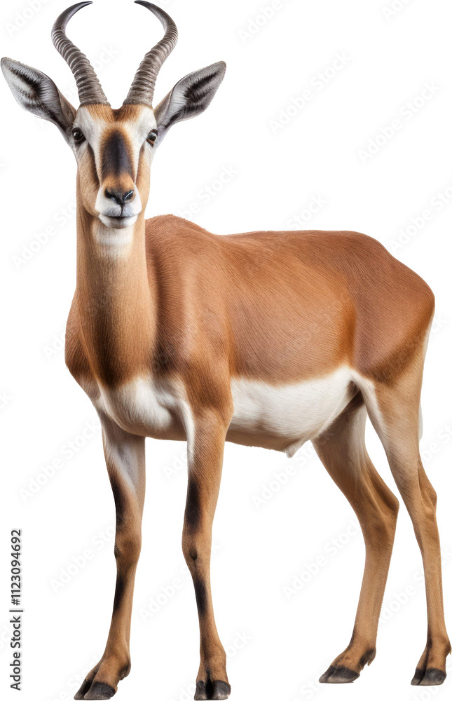 Obraz premium Antelope transparent PNG, isolated, cut-out