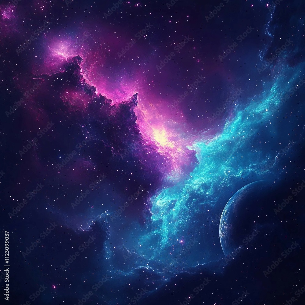 Obraz premium Cosmic Wonders: The Beauty of Nebulas