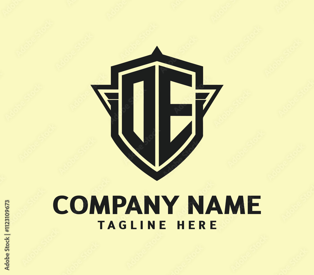 DE Modern Monogram Logo Design with Clean, Stylish Aesthetic and Bold, Minimalist Typography Style DE Modern Monogram Logo Design with Clean, Stylish Aesthetic and Bold, Minimalist Typography Style