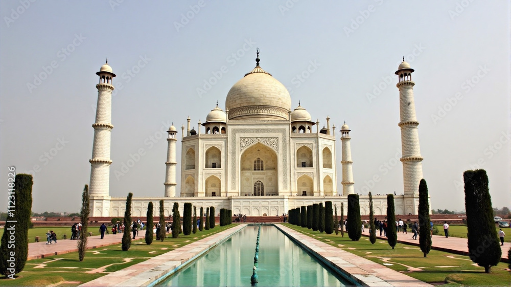 Fototapeta premium taj mahal agra country