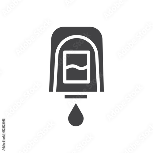 Electrical soap box icon Simple thin line flat symbol