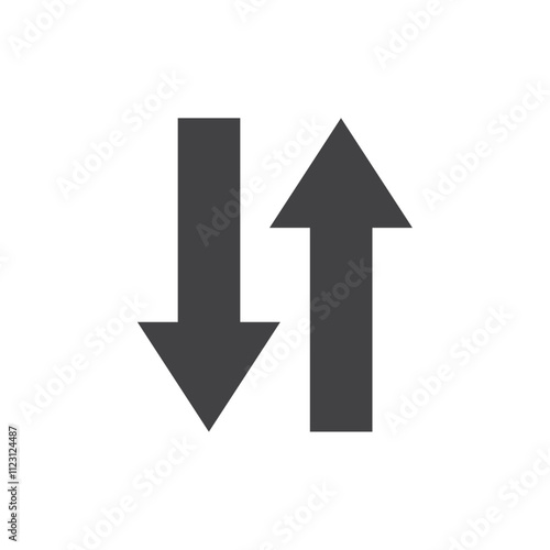 Free Download Import and export icon Simple thin line flat symbol - GFXLoad