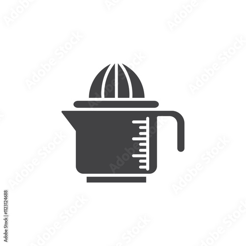 Juicer squeezer icon Simple thin line flat symbol