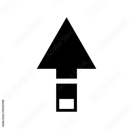 up arrow icon vector