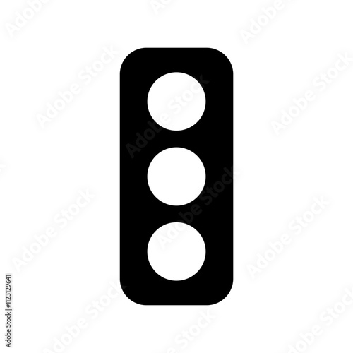 traffic light icon vector
