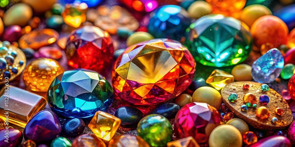 Vibrant Close-Up of Colorful Jewel Textures and Patterns Showcasing the Beauty of Gemstone Jewelry in Stunning Food Photography Style for Captivating Visuals Vibrant Close-Up of Colorful Jewel Textures and Patterns Showcasing the Beauty of Gemstone Jewelry in Stunning Food Photography Style for Captivating Visuals