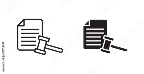 Compliance flat simple vector symbols illustration.