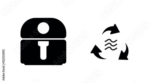 air fry icon	