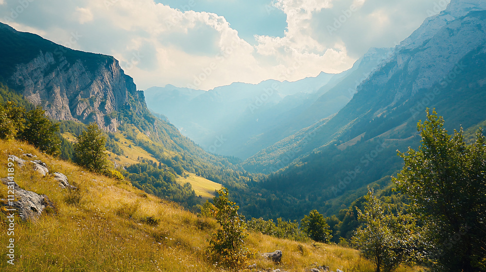 Obraz premium mountains in the mountains