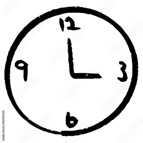 ペン風時計