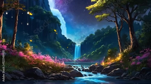 waterfall in the forest