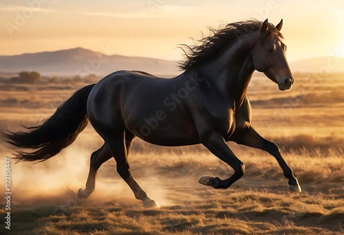 horse in the field