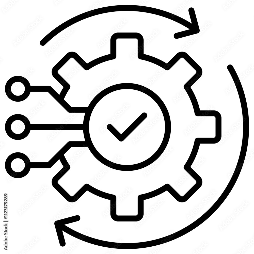 Operations Outline Icon Operations Outline Icon