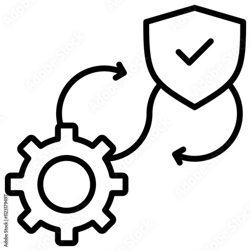 Security Outline Icon