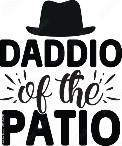Daddio of the patio SVG