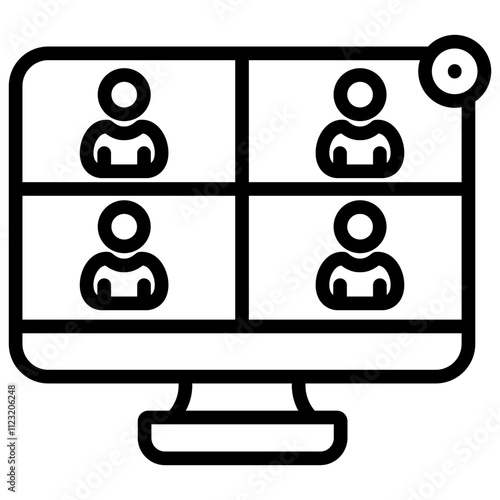 Video Converence Icon