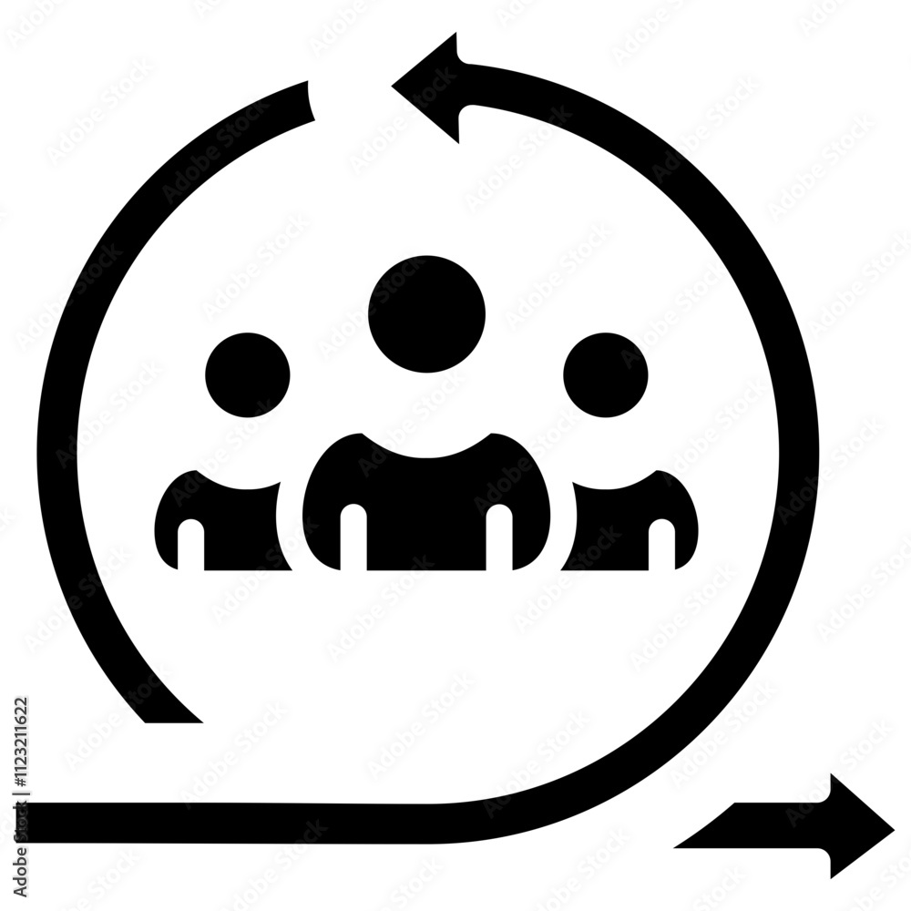 Obraz premium Teamwork Icon