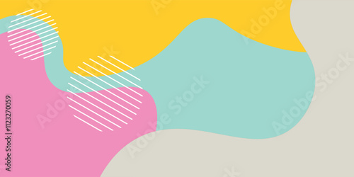 Pop art style textures. Retro comic design. Abstract pattern in memphis 80s-90s style. Vector illustration colorful spotty pattern.
