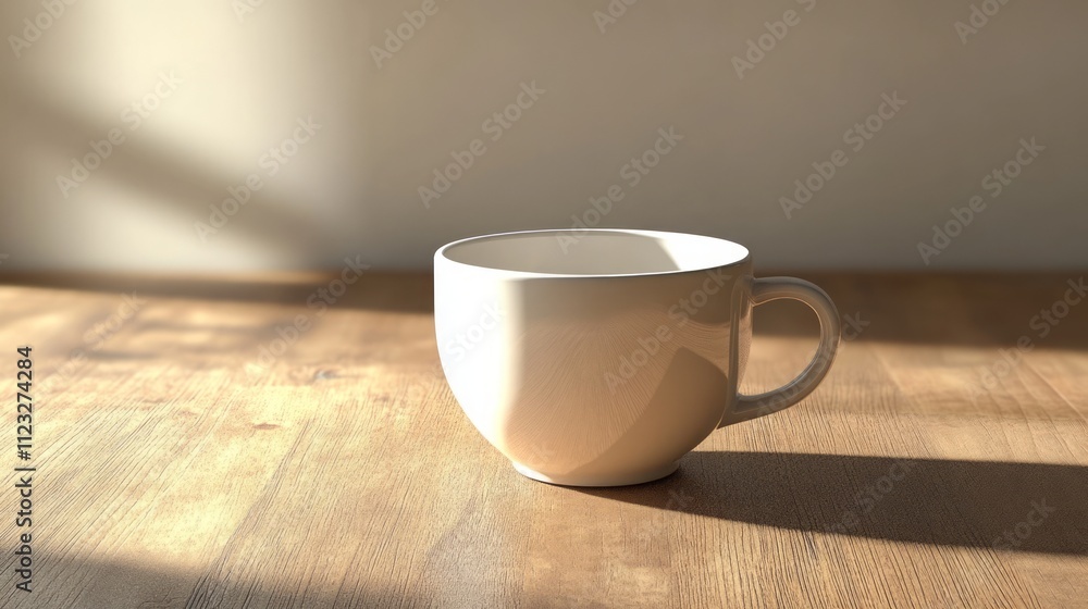 cup coffee beans wooden minimal. A simple, elegant cup sits on a wooden table, illuminated by soft natural light, creating a warm and inviting atmosphere. cup coffee beans wooden minimal. A simple, elegant cup sits on a wooden table, illuminated by soft natural light, creating a warm and inviting atmosphere.