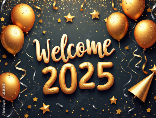 Welcome 2025: A Festive New Year Celebration