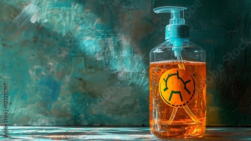 Liquid soap bottle photo