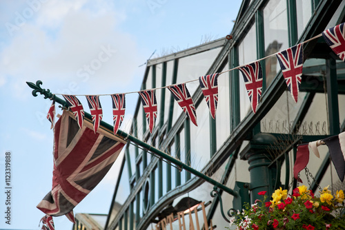 British flags near Covent Garden