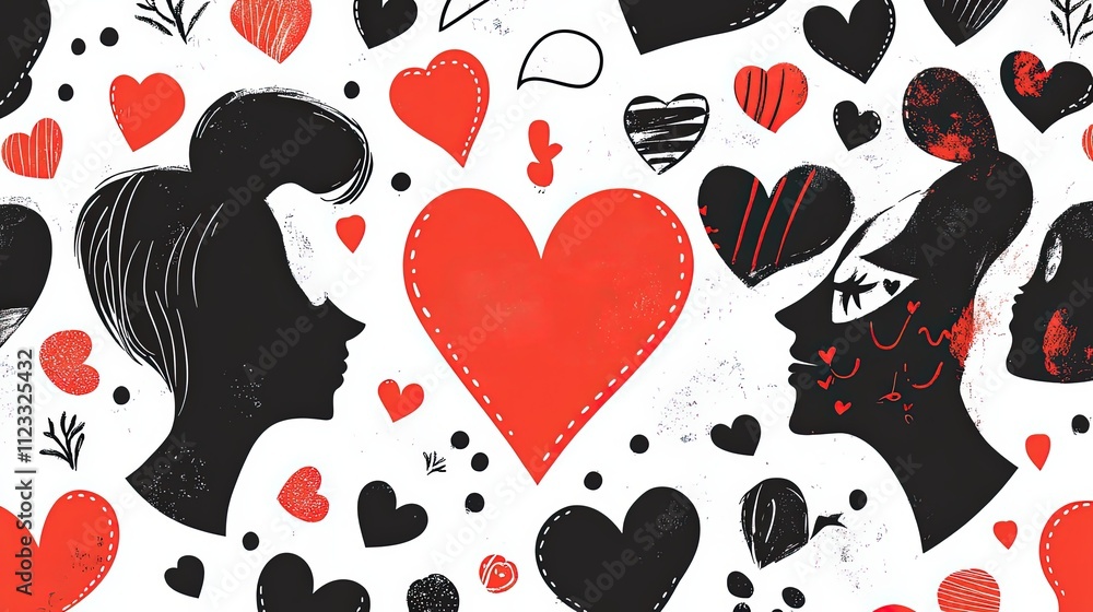 Fototapeta premium graphic resource about love