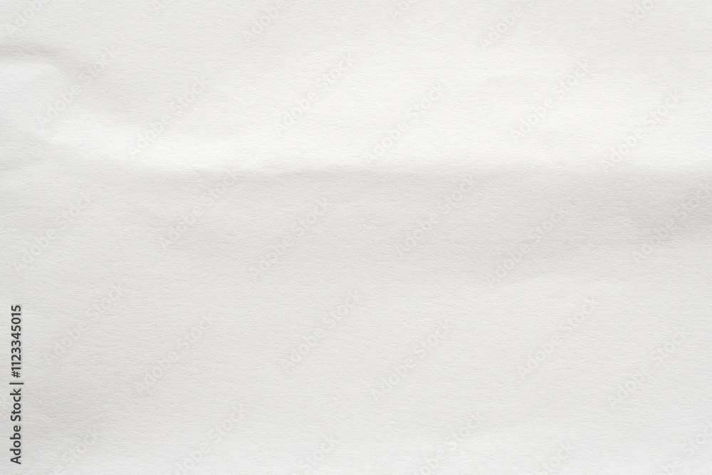 Obraz premium Abstract white crumpled and creased recycle paper texture background