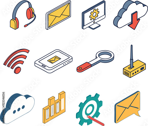 Support Vector Icon Set