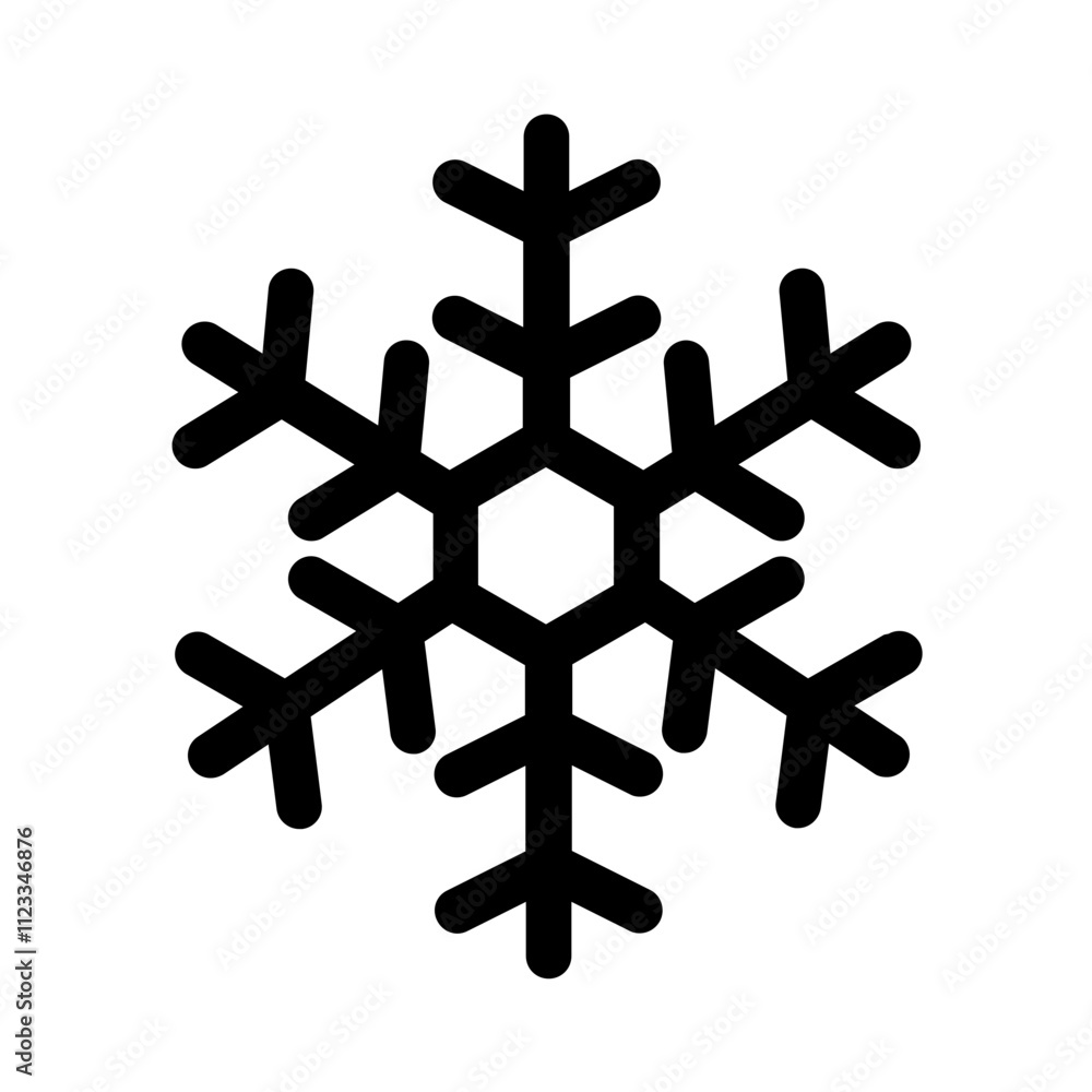 Fototapeta premium winter snowflake, perfect for user interface projects