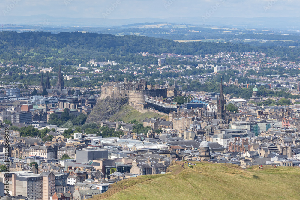 Obraz premium Panorama sur édimbourg