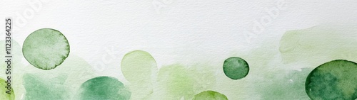 Vibrant grass green watercolor backdrop, hand-painted texture featuring aquarelle stains, perfect for spring themes, nature-inspired designs, eco-friendly celebrations. photo