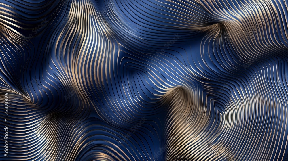 Elegant blue lines and geometric shapes with golden accents for stunning presentation designs Elegant blue lines and geometric shapes with golden accents for stunning presentation designs