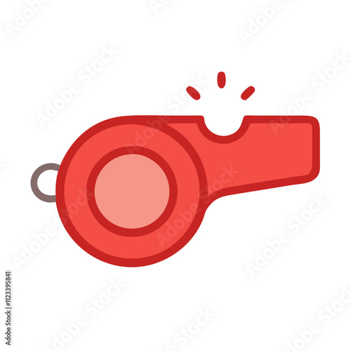 Red Whistle Icon