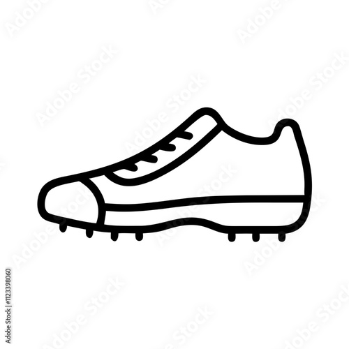 Black Soccer Cleats Icon