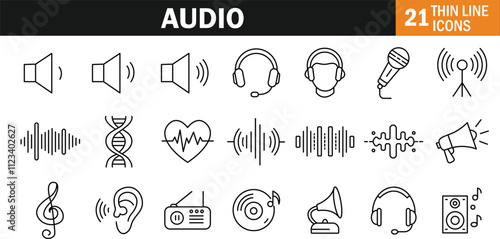 "Versatile Audio Icon Set"