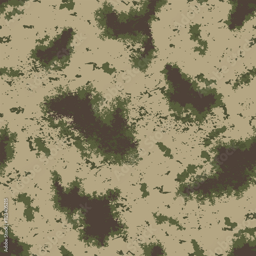 Seamless pattern military green camouflage grunge