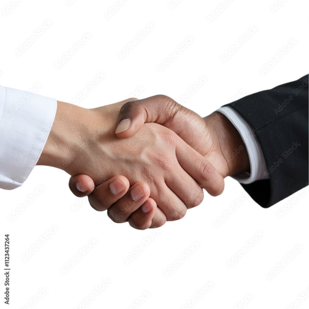 Handshake between two businessmen Handshake between two businessmen
