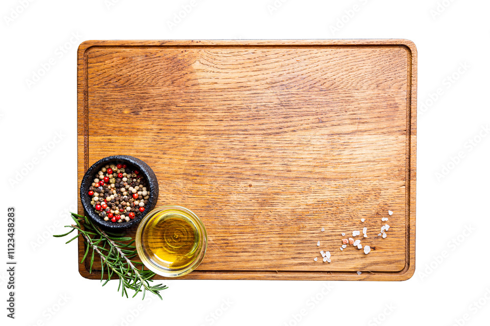Cutting board and seasonings