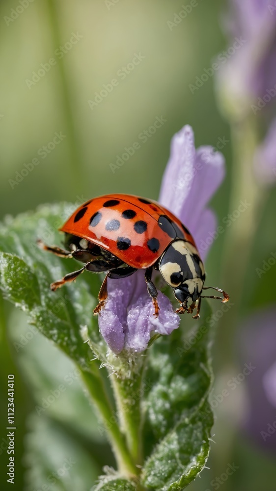 Fototapeta premium ladybug on a flower