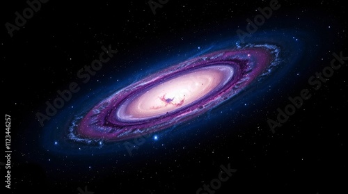 Dreamy Galaxy Background with Vibrant Colors