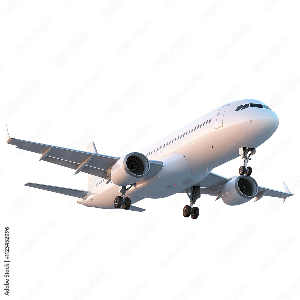 Obraz premium airplane isolated on white