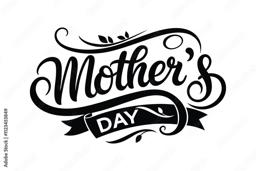 Obraz premium Mother's Day Typography Vector Design