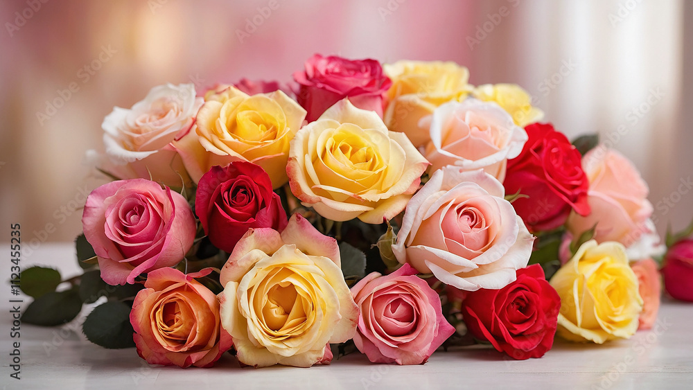 Fototapeta premium bunch of roses