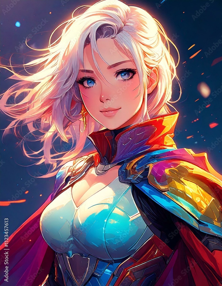 anime female superhero
