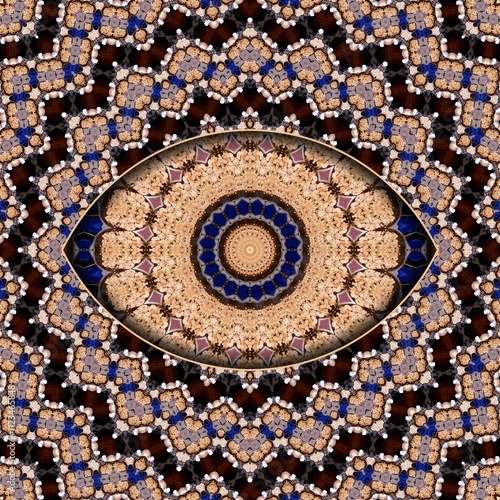 mosaic in the guell