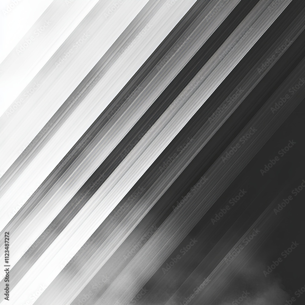 Obraz premium Subtle Grayscale Abstract Lines in High Resolution
